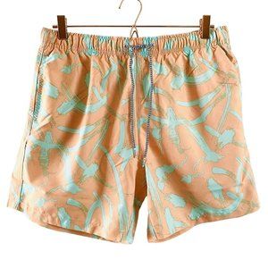 Boardies Apparel Retro Palm Springs Mint Swim Shorts Trunks XL Retail $75